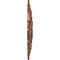 Ekena Millwork Riley Ceiling Medallion (Fits Canopies up to 4 5/8"), 18"OD x 3 1/2"ID x 1 1/2"P, Polished Copper CM18RLPOS - alternate 2